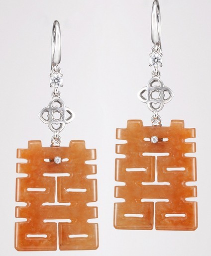 JADEGIA推出2013新年礼双喜红色翡翠系列