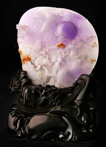 紫罗兰翡翠灵气逼人 优雅美丽如深闺少女【组图】  第3张