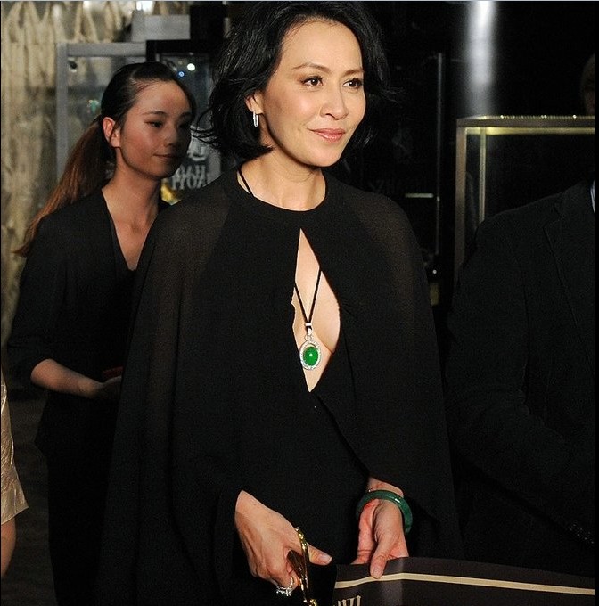 刘嘉玲与翡翠-气质优雅灵气风情  第2张