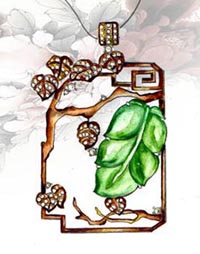 中国元素之翡翠镶嵌创意设计赏 (图)  第1张