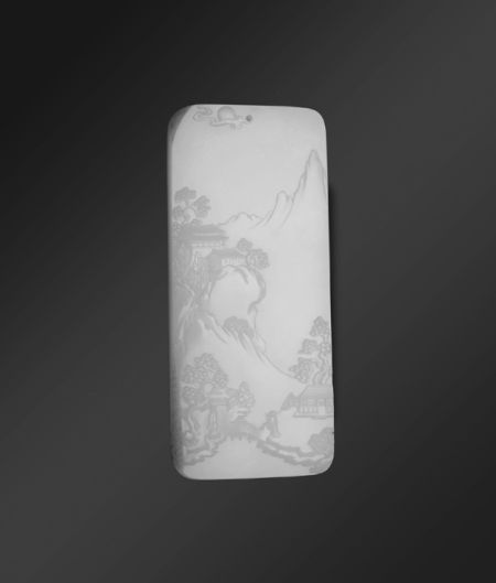 中国山水精神对山水玉牌创作的影响  第2张