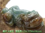 翡翠戒指 男 缅甸辨认各种翡翠种色－貔貅(多图三)  第4张