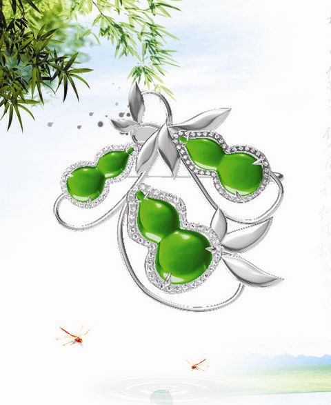 翡翠胸针 “别”出新意  第6张