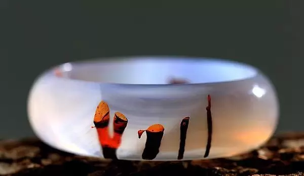 翡翠手镯多大尺寸最贵如诗如画的天然玛瑙，鬼斧神工！  第16张