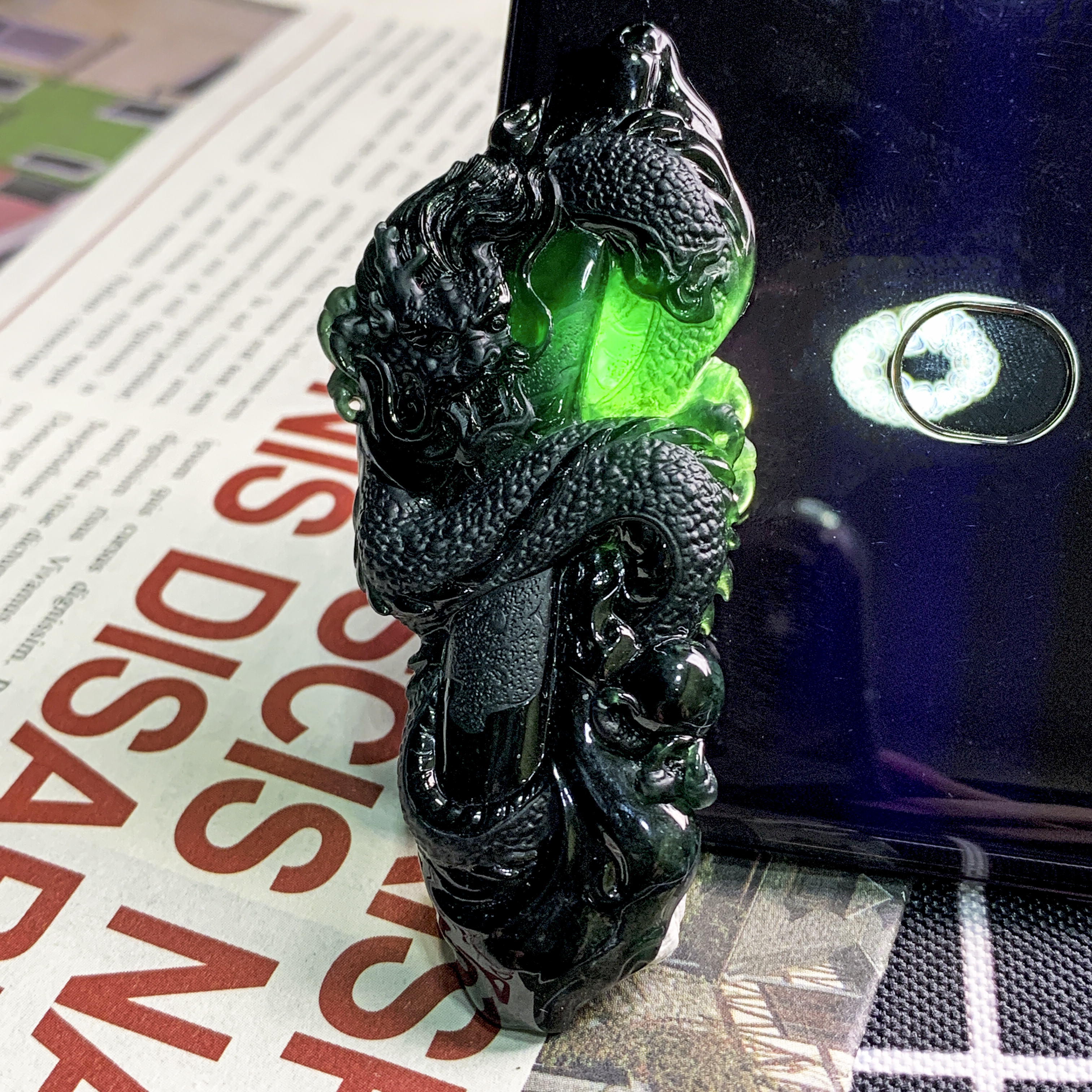 墨翠除了黑乎乎的，没什么特点？该怎么鉴定好坏？  第5张