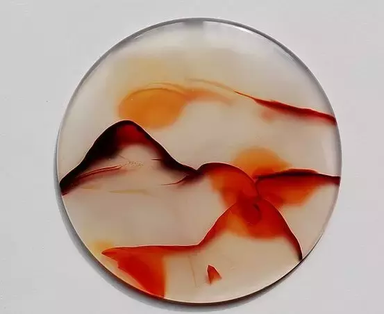 翡翠手镯多大尺寸最贵如诗如画的天然玛瑙，鬼斧神工！  第17张