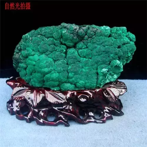 十大极品的翡翠摆件这么美的孔雀石你见过吗？太迷人了！  第13张