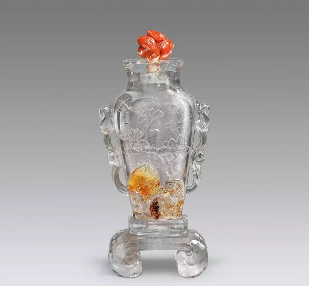 天然翡翠a货价格手珠清代水晶，精美绝伦！  第15张