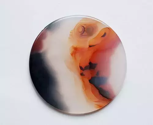 翡翠手镯多大尺寸最贵如诗如画的天然玛瑙，鬼斧神工！  第24张