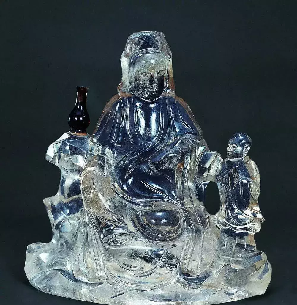 天然翡翠a货价格手珠清代水晶，精美绝伦！  第41张