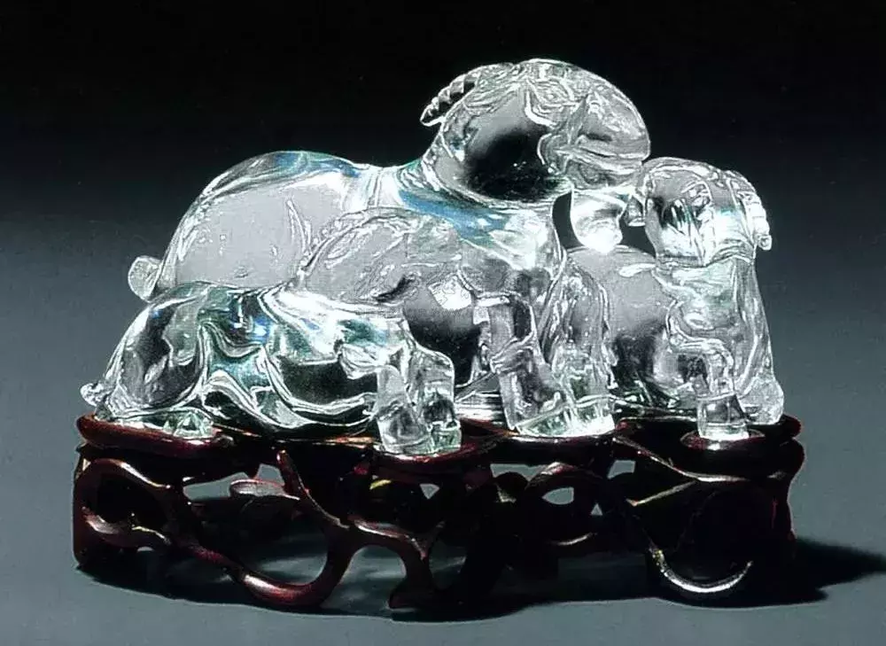 天然翡翠a货价格手珠清代水晶，精美绝伦！  第29张