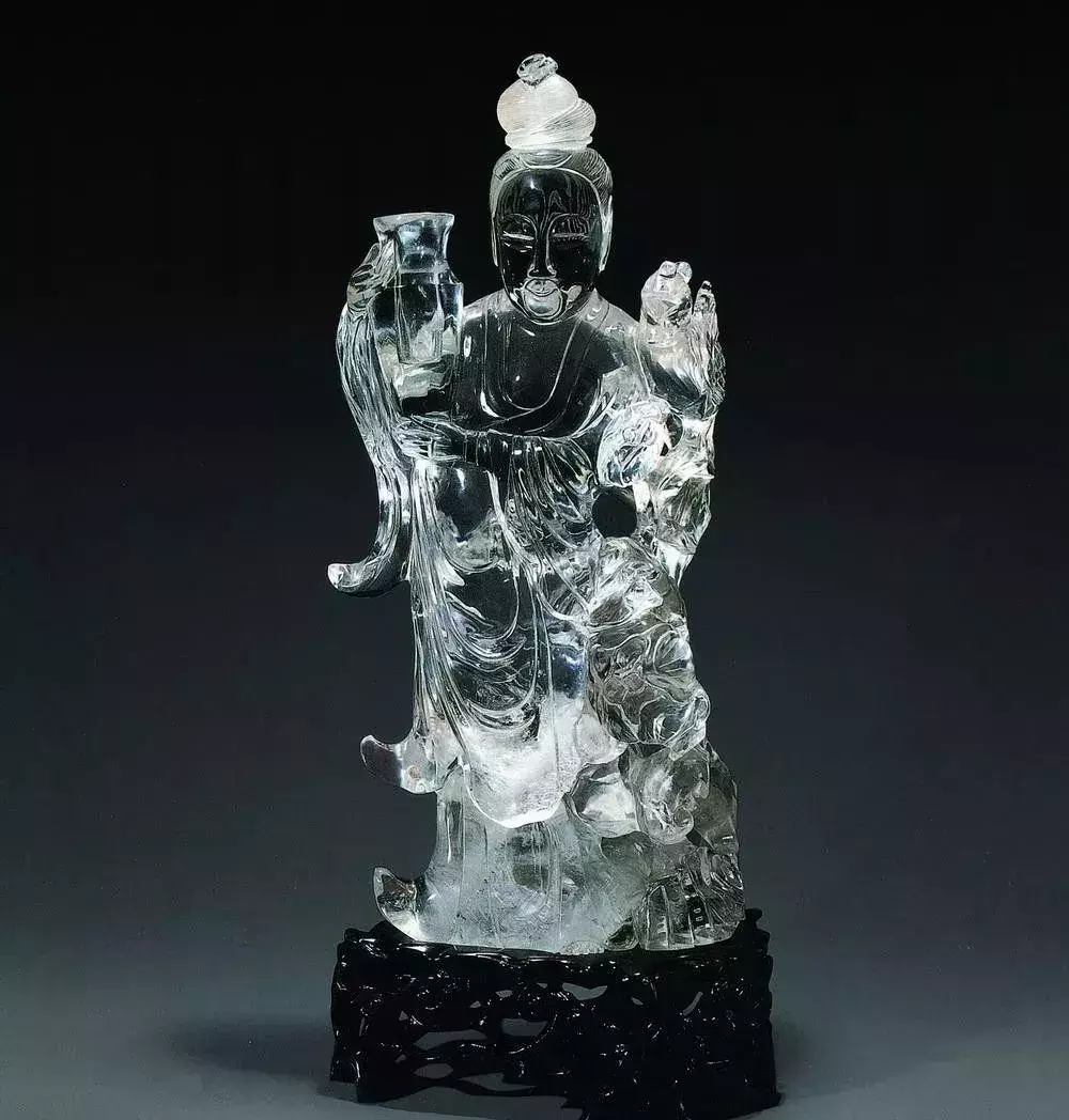 天然翡翠a货价格手珠清代水晶，精美绝伦！  第3张