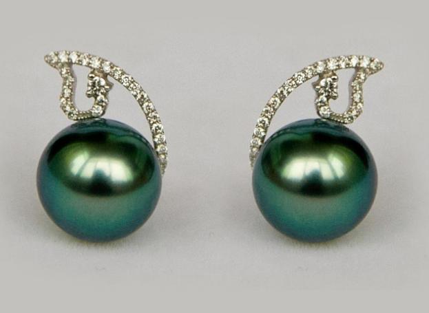 飘黑花翡翠手镯想买珍珠？至少得知道珍珠都有哪些品种吧？  第11张