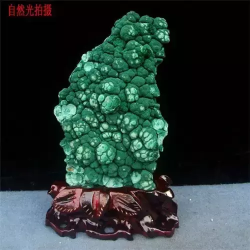 十大极品的翡翠摆件这么美的孔雀石你见过吗？太迷人了！  第10张