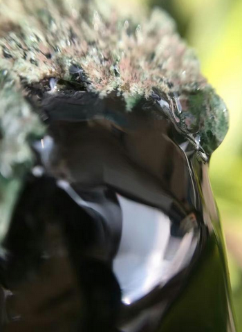 还没手掌大的墨翠原石，居然被万人争抢！为啥？  第6张