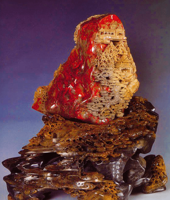 翡翠手镯掉到地上飙升6亿的极品鸡血石，万中无一，让人震惊！！  第19张