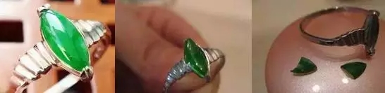 冰种紫罗兰翡翠好不好这不坑人嘛！好几十万的满绿翡翠，轻轻一碰就给碎了，心在流血  第2张