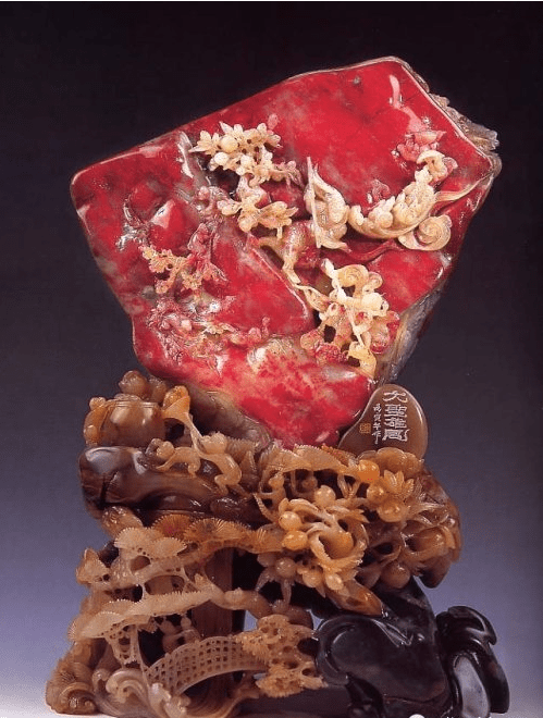 翡翠手镯掉到地上飙升6亿的极品鸡血石，万中无一，让人震惊！！  第15张