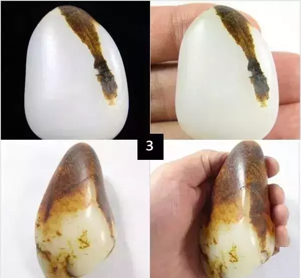 23张和田玉真假皮色对比图，看懂了再也不怕被坑  第4张