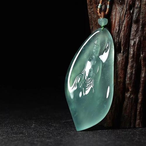 翡翠玉石厂家翡翠里的“三青”与“三水” 第9张