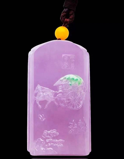 紫色翡翠居然这么多种，每种颜色都漂亮，收藏升值空间大，学到了  第7张