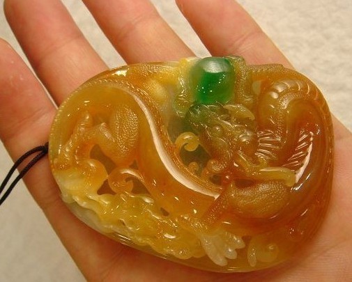 这么“黄”的翡翠？  第3张