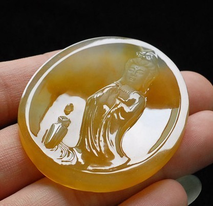 这么“黄”的翡翠？  第7张