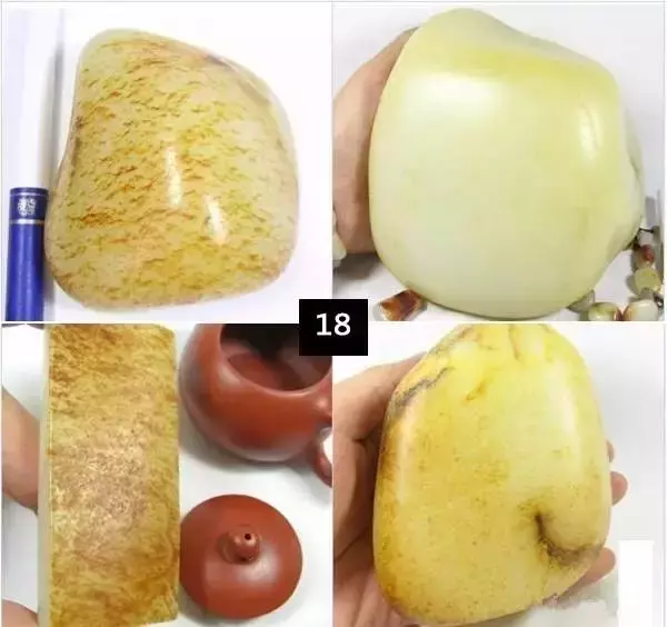 23张和田玉真假皮色对比图，看懂了再也不怕被坑  第19张