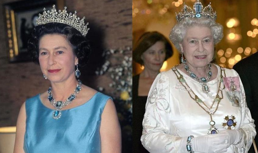 一半种粗一半种细的翡翠手镯海蓝宝，三月生辰石丨近两年极佳的升值宝石  第4张