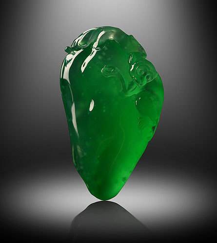 帝王玻璃种翡翠原石图片梦醒了！翡翠市场中玻璃种翡翠原石万中无一  第1张