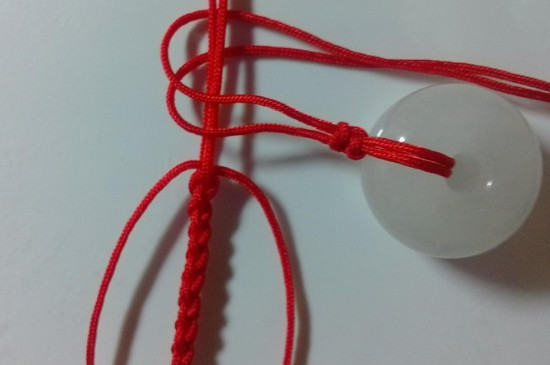 平安扣手链编法，编制平安手链的方法   第7张