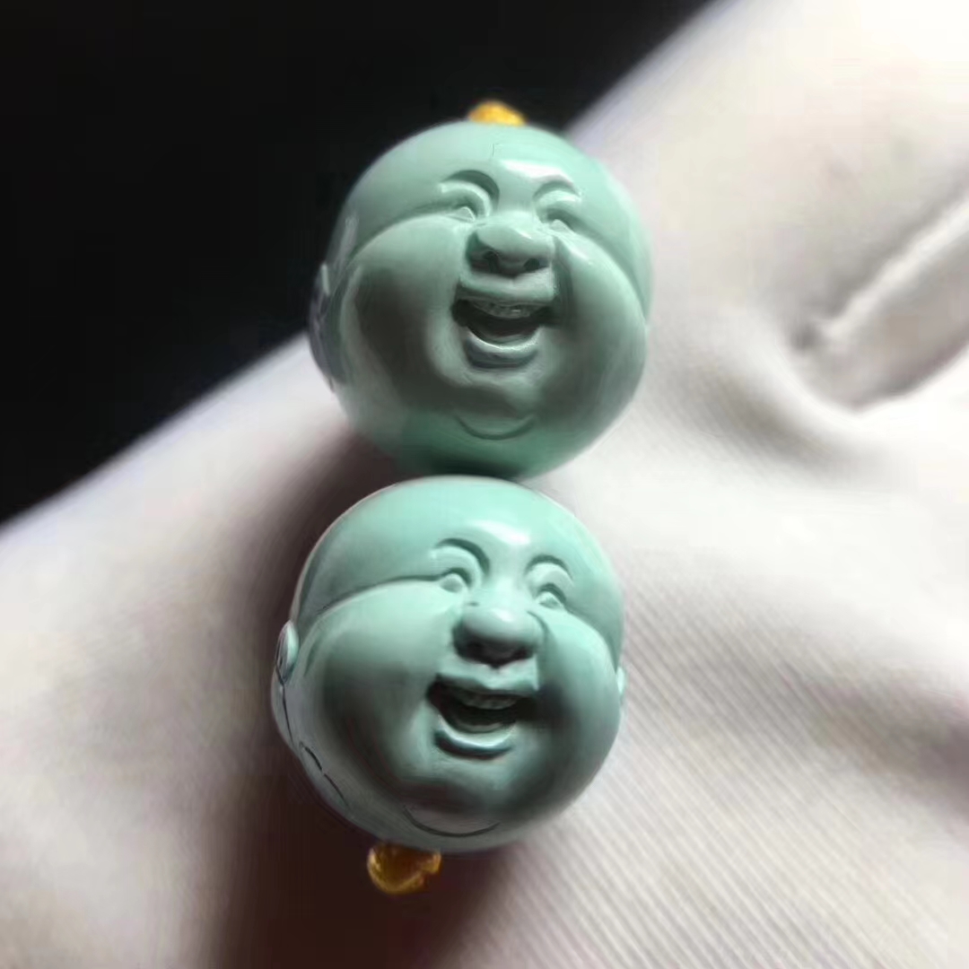 翡翠足金吊坠克价超过一千？揭秘丫角山绿松石不为人知的天价秘密  第4张