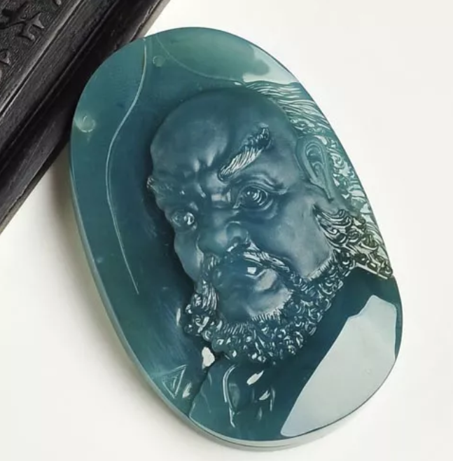 如何制作假翡翠原石心间的远方不止是一片大海，还有一件老蓝水  第5张