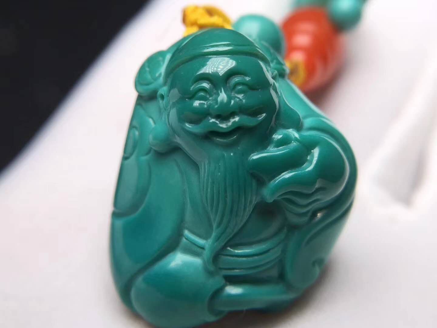 翡翠足金吊坠克价超过一千？揭秘丫角山绿松石不为人知的天价秘密  第8张