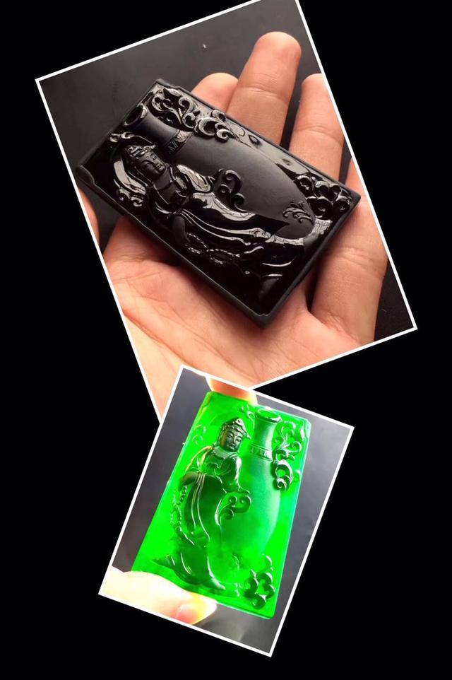 新手如何看墨翠翡翠及其价值  第4张