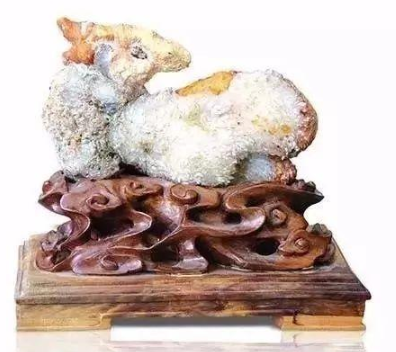 水石 翡翠 原石奇石绵羊卖了450万！这14只羊不服了！  第4张