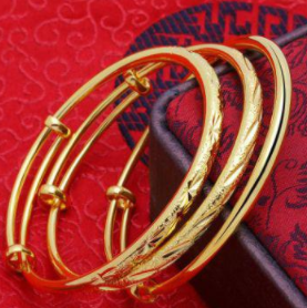 开口，密口，推拉口，这三种黄金手镯哪一种好？  第4张