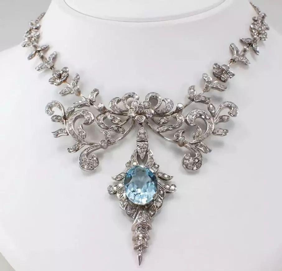 正阳绿翡翠挂件海蓝宝石虽然美，但不值钱？  第12张