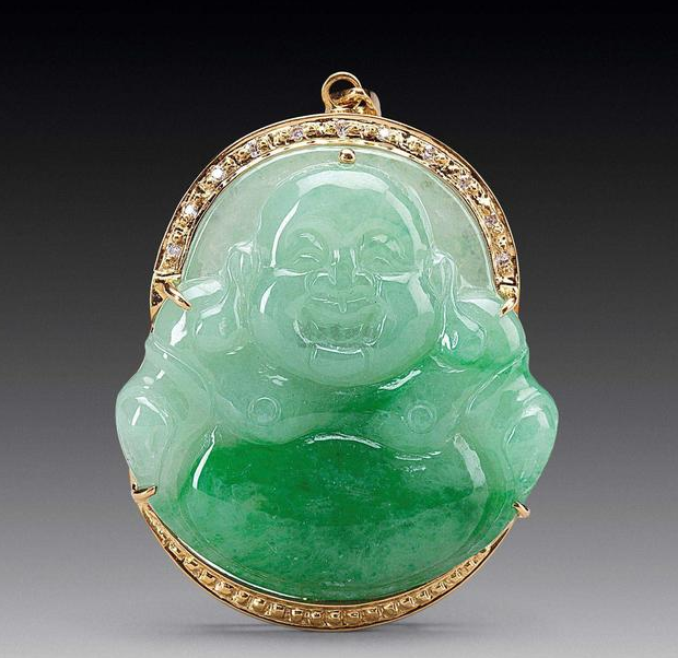 鉴别翡翠染色翡翠，清代的帝王玉  第3张