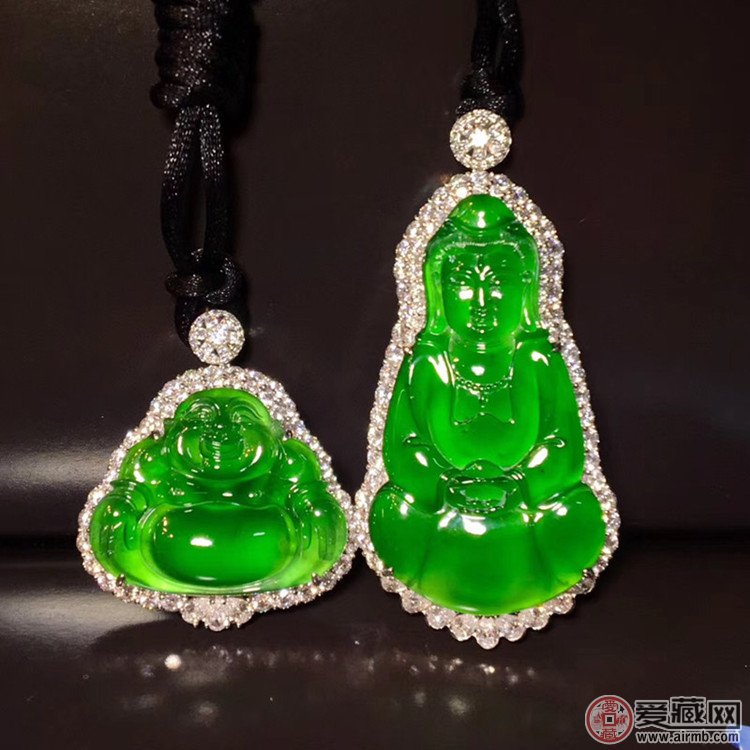 中国最大翡翠原石怎样挑选冰糯种翡翠观音吊坠 
