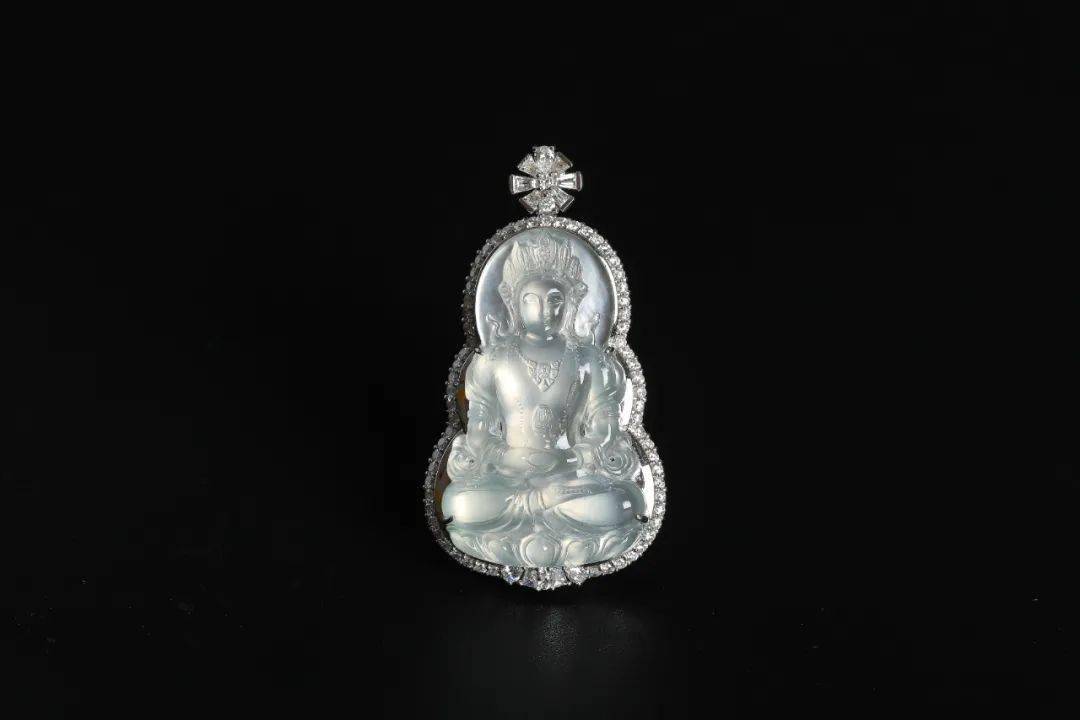 深绿翡翠玉赏|观人世间音，度一切苦   第2张