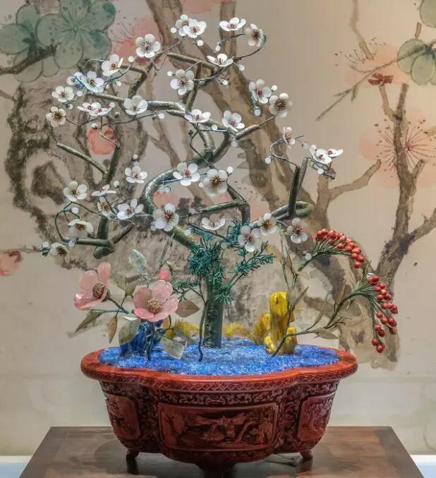 玉石还能雕刻成盆景，你见过吗？  第8张