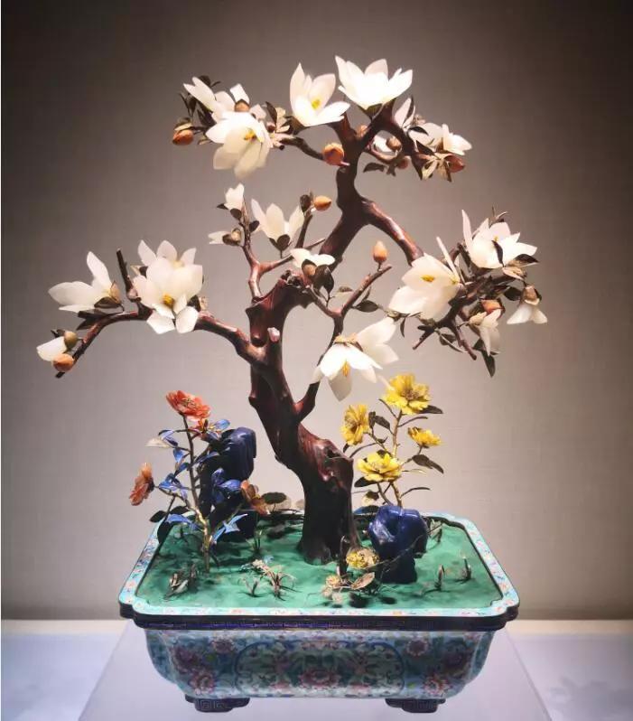 玉石还能雕刻成盆景，你见过吗？  第10张