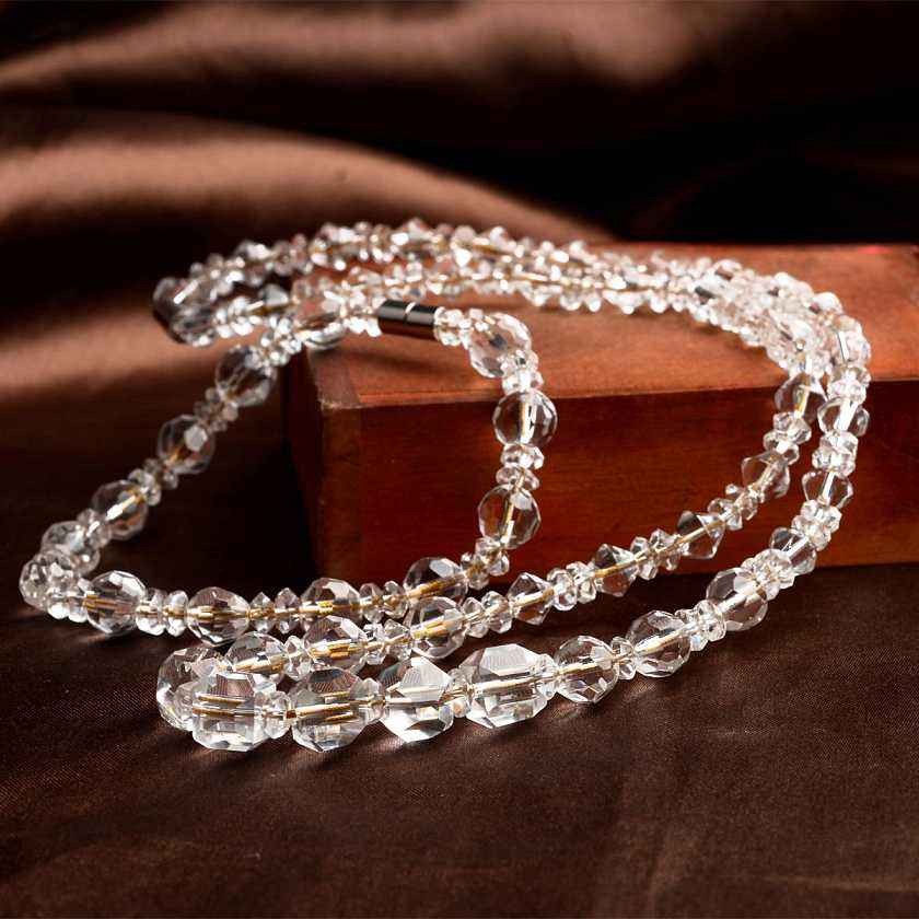 白水晶项链价格如何？你了解吗？  第1张