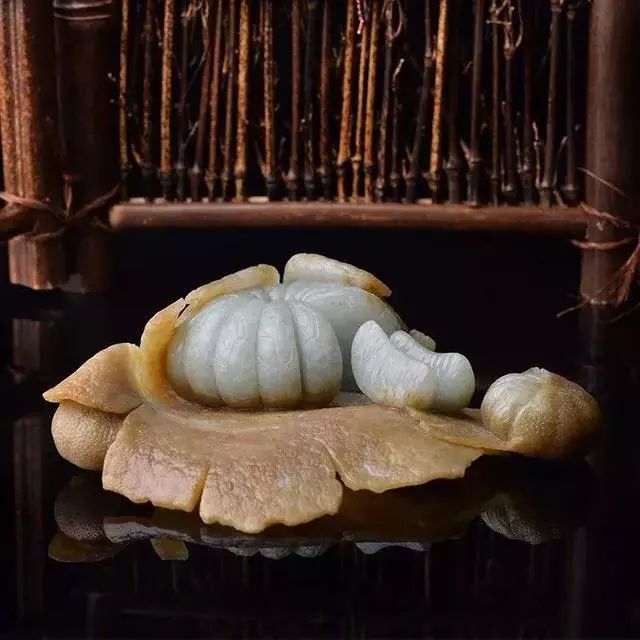 各种诱人又好吃的玉石雕刻，口水忍不住啦！  第1张