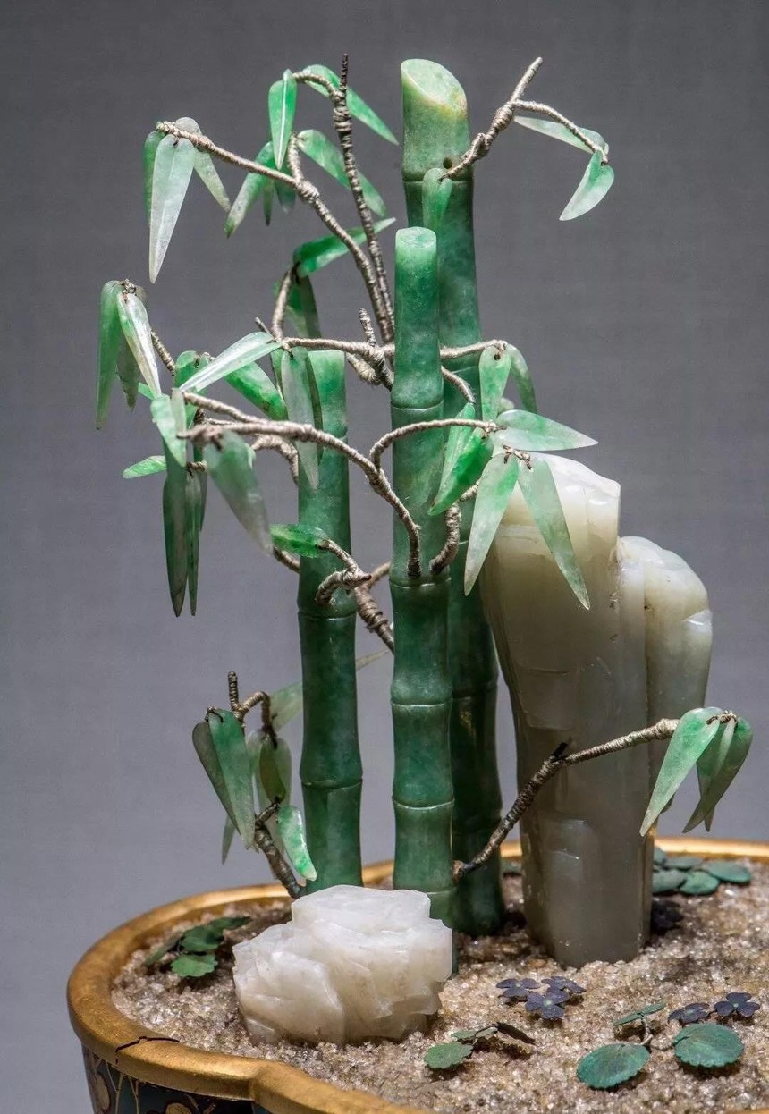 玉石还能雕刻成盆景，你见过吗？  第12张