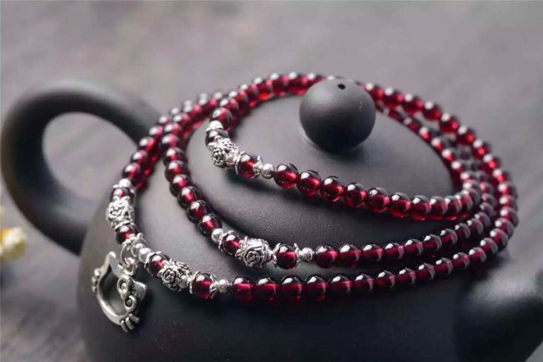 禹氏翡翠紫罗兰玉手镯石榴石手串流言大辟谣...  第3张