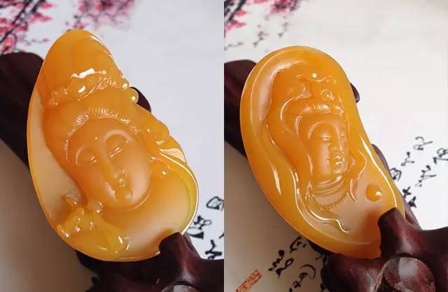 翡翠观音配崖柏挂绳世界各地的玉石，一起看看  第4张