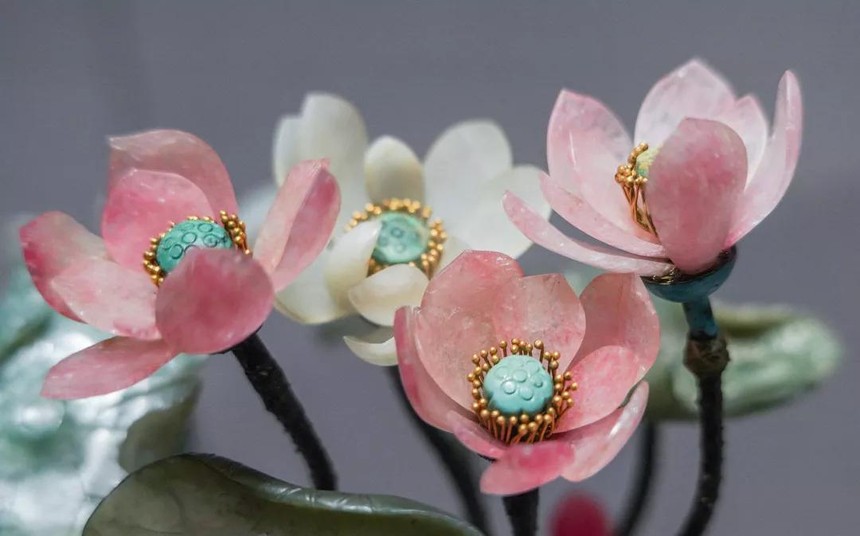 玉石还能雕刻成盆景，你见过吗？  第19张