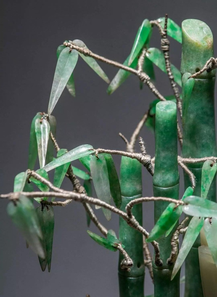 玉石还能雕刻成盆景，你见过吗？  第13张